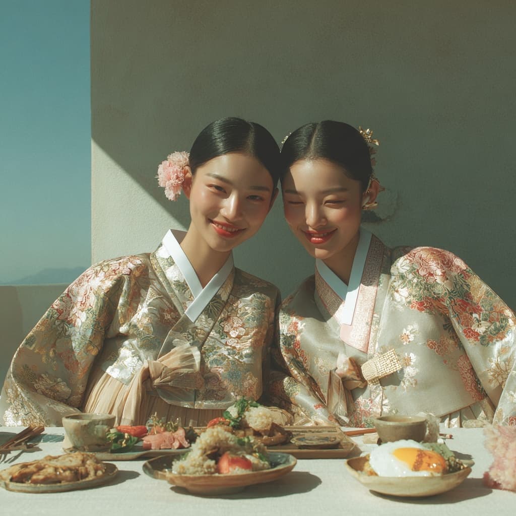 Korean lookbook editorial moment 01